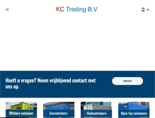 Tablet Screenshot of kctrading.nl